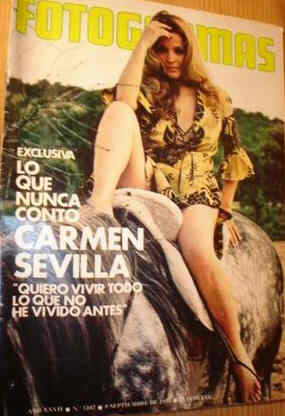 FOTOGRAMAS magazine cover Issue 1247 8 September 1972