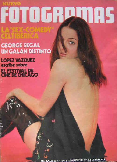 FOTOGRAMAS magazine cover Issue 1260 8 December 1972