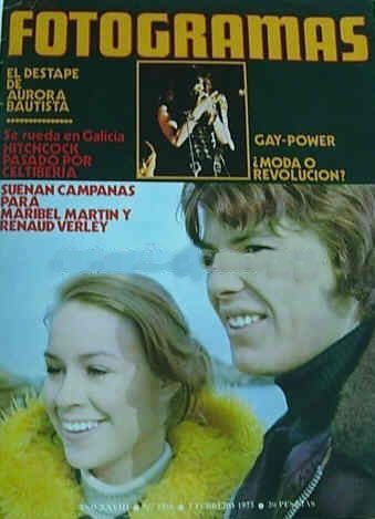FOTOGRAMAS magazine cover Issue 1268 2 February 1973
