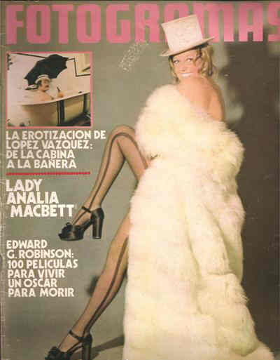 FOTOGRAMAS magazine cover Issue 1269 9 February 1973