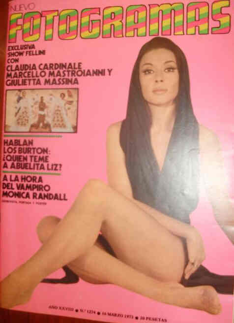 FOTOGRAMAS magazine cover Issue 1274 16 March 1973