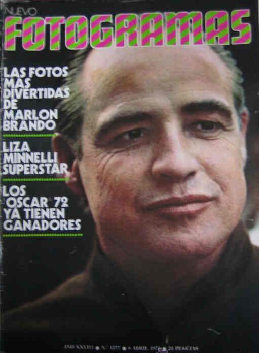 FOTOGRAMAS magazine cover Issue 1277 6 April 1973