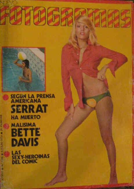 FOTOGRAMAS magazine cover Issue 1290 6 July 1973