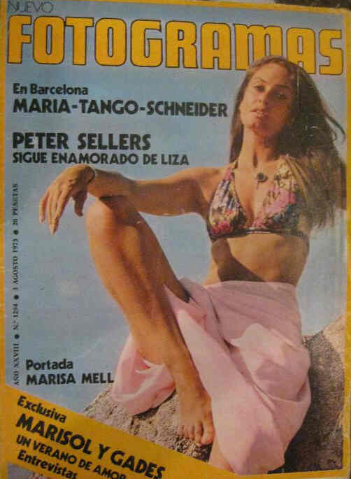 FOTOGRAMAS magazine cover Issue 1294 3 August 1973