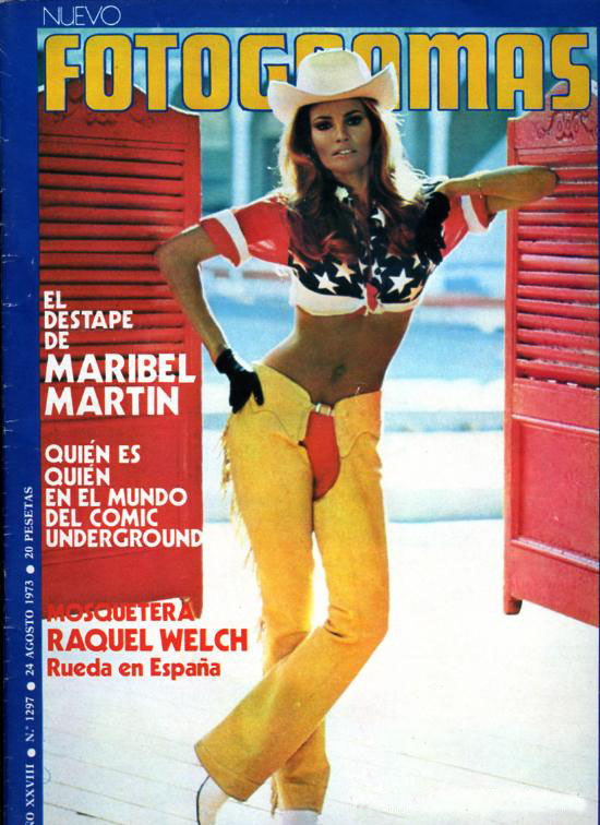 FOTOGRAMAS magazine cover Issue 1297 24 August 1973