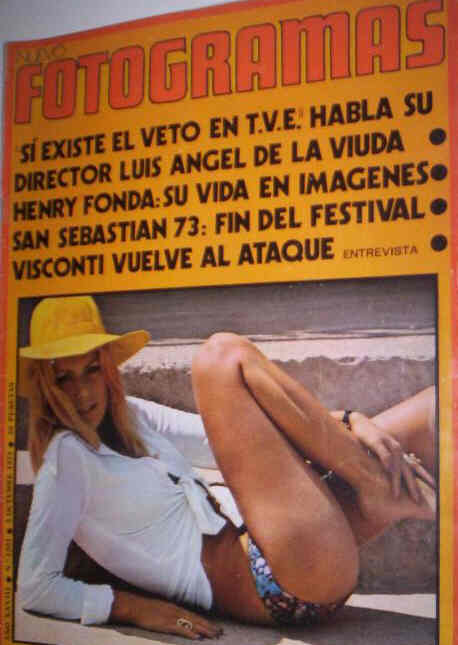 FOTOGRAMAS magazine cover Issue 1303 5 October 1973