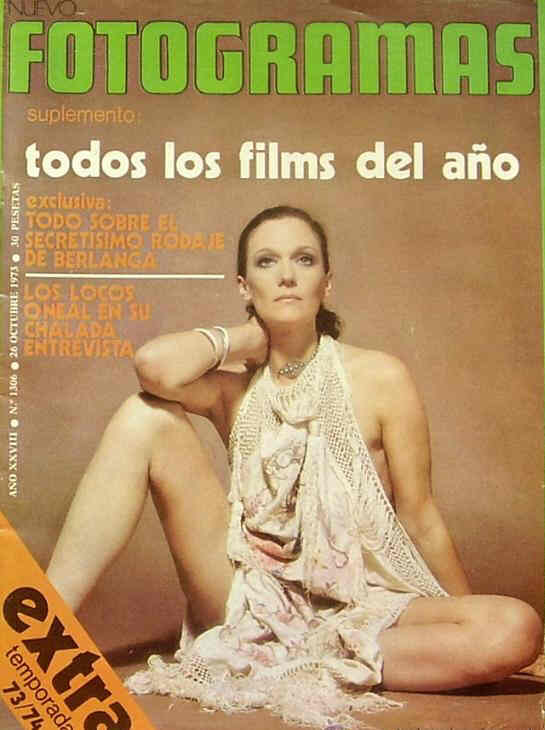 FOTOGRAMAS magazine cover Issue 1306 26 October 1973