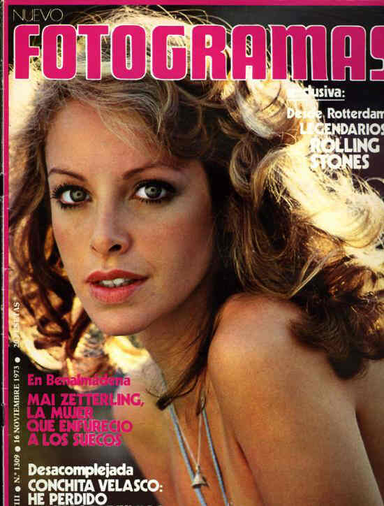 FOTOGRAMAS magazine cover Issue 1309 16 November 1973