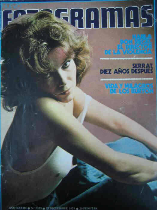 FOTOGRAMAS magazine cover Issue 1315 28 December 1973