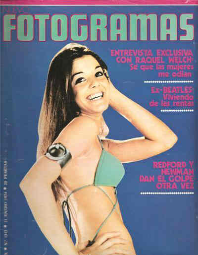FOTOGRAMAS magazine cover Issue 1317 11 January 1974