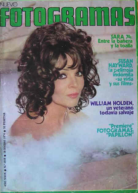FOTOGRAMAS magazine cover Issue 1318 18 January 1974