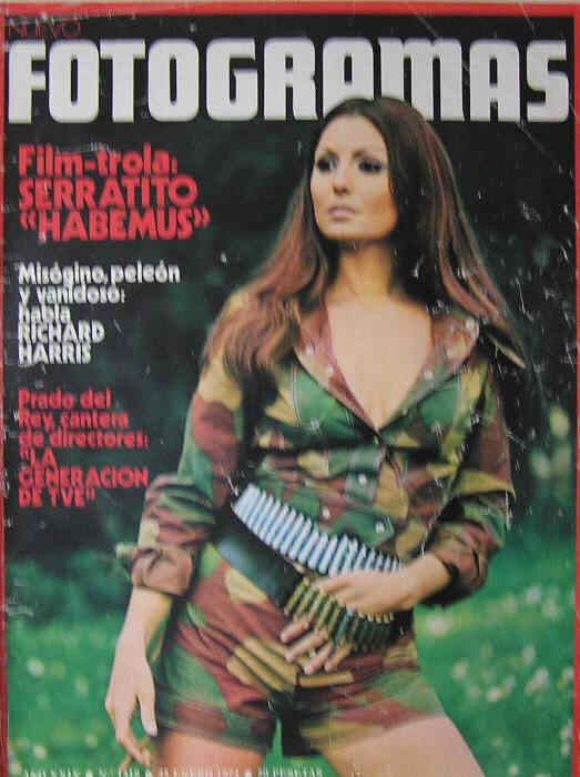 FOTOGRAMAS magazine cover Issue 1319 25 January 1974
