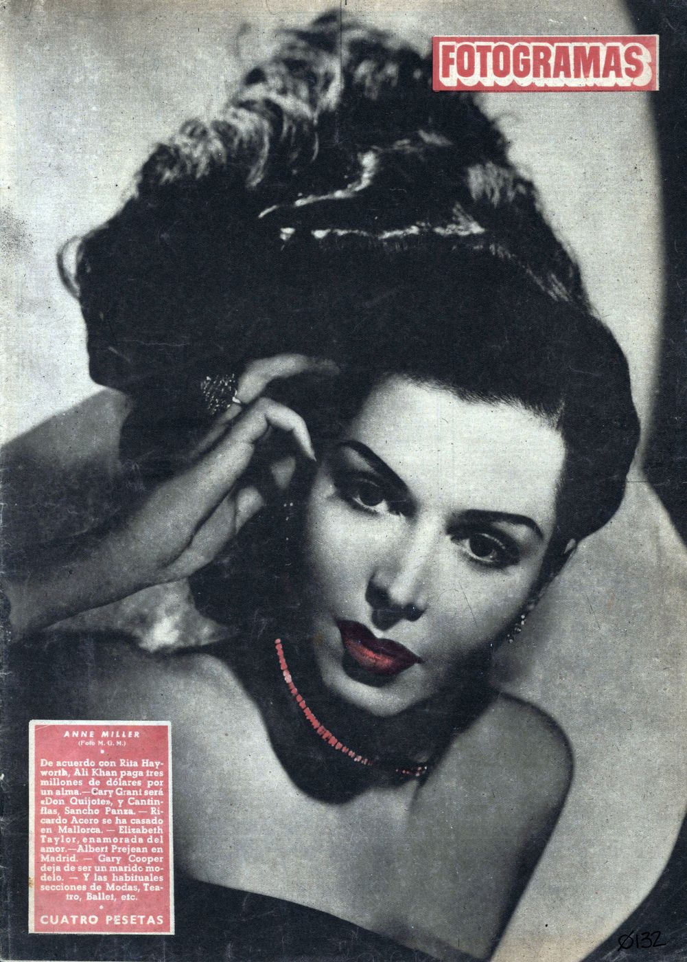 FOTOGRAMAS magazine cover Issue 132 25 May 1951
