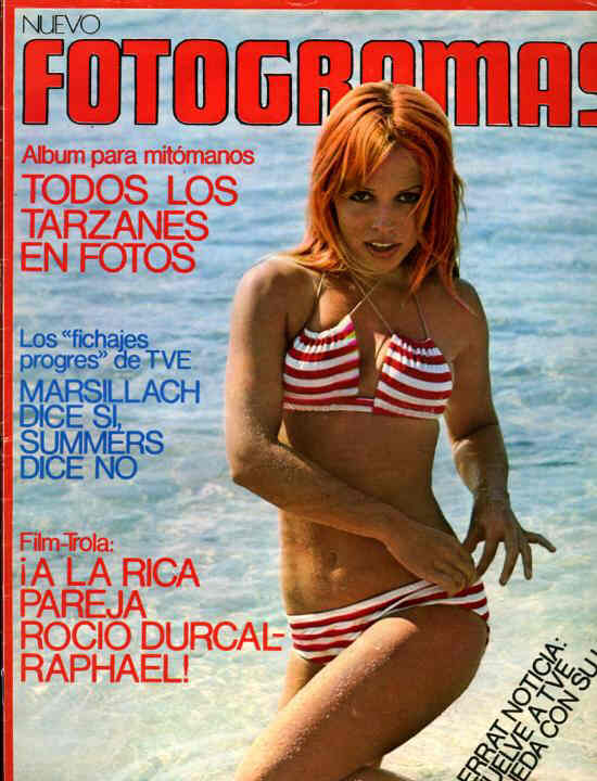 FOTOGRAMAS magazine cover Issue 1323 22 February 1974