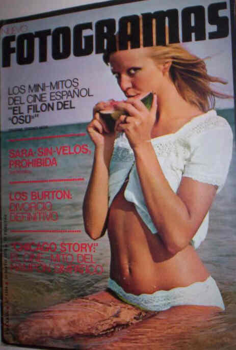 FOTOGRAMAS magazine cover Issue 1334 10 May 1974