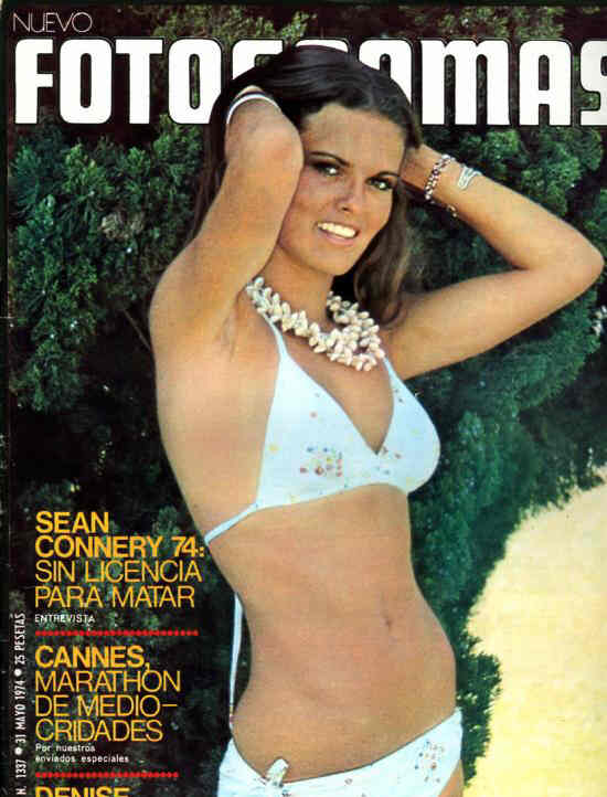 FOTOGRAMAS magazine cover Issue 1337 31 May 1974