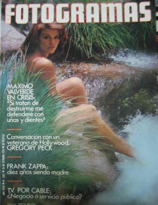 FOTOGRAMAS magazine cover Issue 1357 18 October 1974