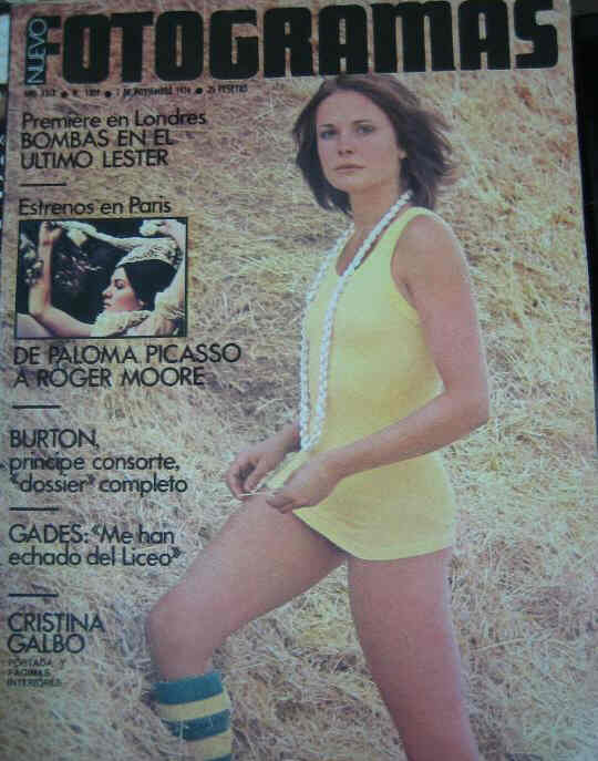 FOTOGRAMAS magazine cover Issue 1359 1 November 1974