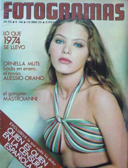FOTOGRAMAS magazine cover Issue 1368 3 January 1975