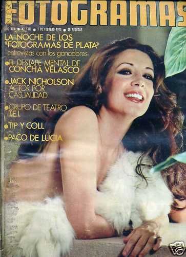 FOTOGRAMAS magazine cover Issue 1373 7 February 1975