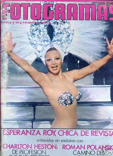 FOTOGRAMAS magazine cover Issue 1374 14 February 1975