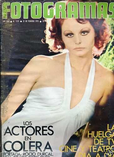FOTOGRAMAS magazine cover Issue 1375 21 February 1975