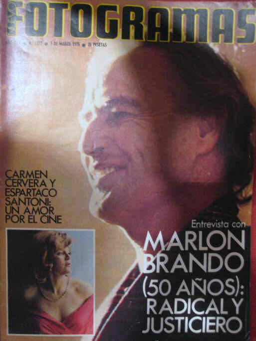FOTOGRAMAS magazine cover Issue 1377 7 March 1975