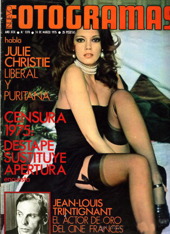 FOTOGRAMAS magazine cover Issue 1378 14 March 1975