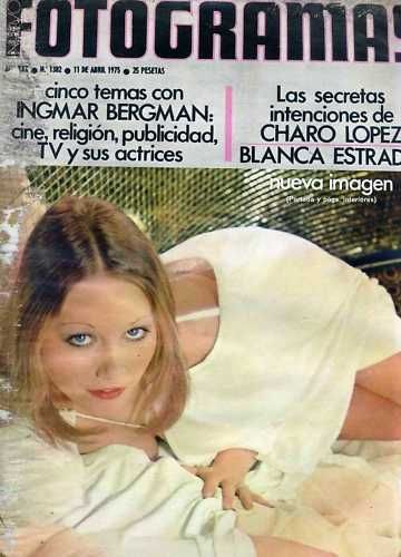 FOTOGRAMAS magazine cover Issue 1382 11 April 1975