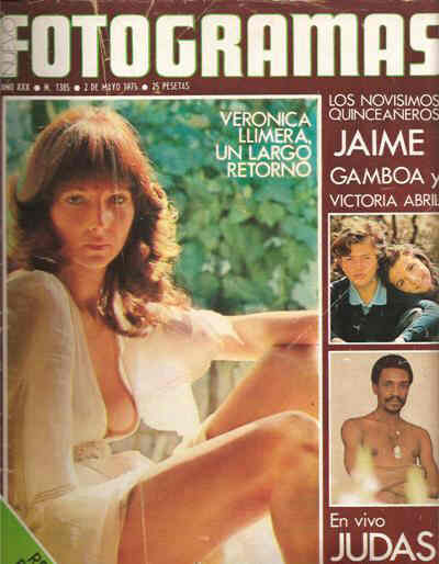 FOTOGRAMAS magazine cover Issue 1385 2 May 1975