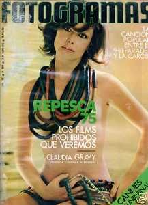 FOTOGRAMAS magazine cover Issue 1389 30 May 1975