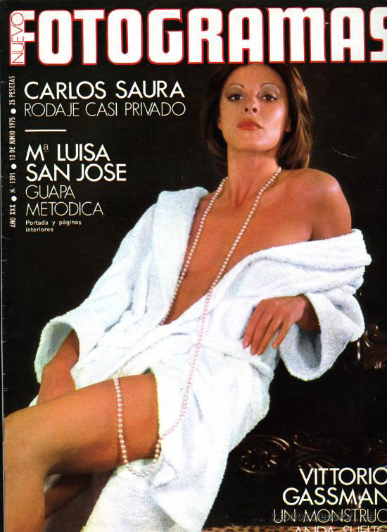 FOTOGRAMAS magazine cover Issue 1391 13 June 1975
