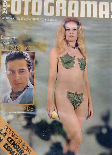 FOTOGRAMAS magazine cover Issue 1403 5 September 1975
