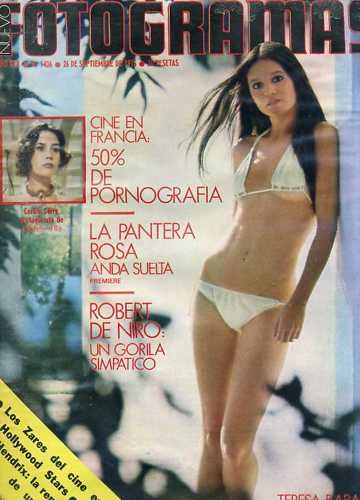 FOTOGRAMAS magazine cover Issue 1406 26 September 1975