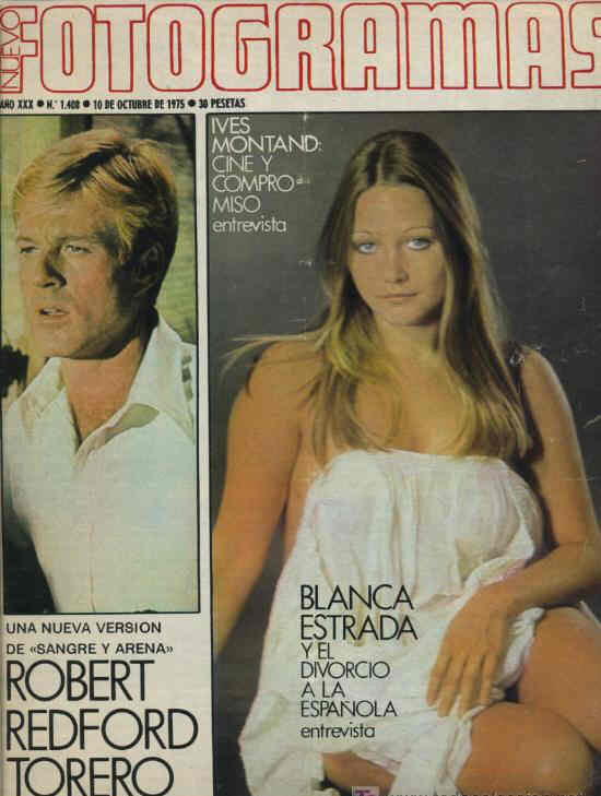 FOTOGRAMAS magazine cover Issue 1408 10 October 1975