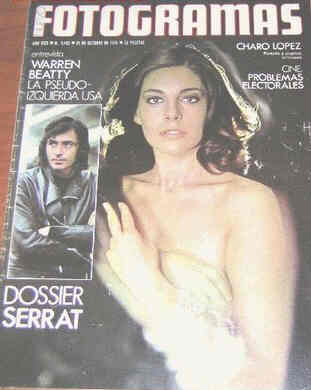FOTOGRAMAS magazine cover Issue 1410 24 October 1975