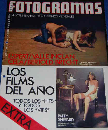 FOTOGRAMAS magazine cover Issue 1411 31 October 1975