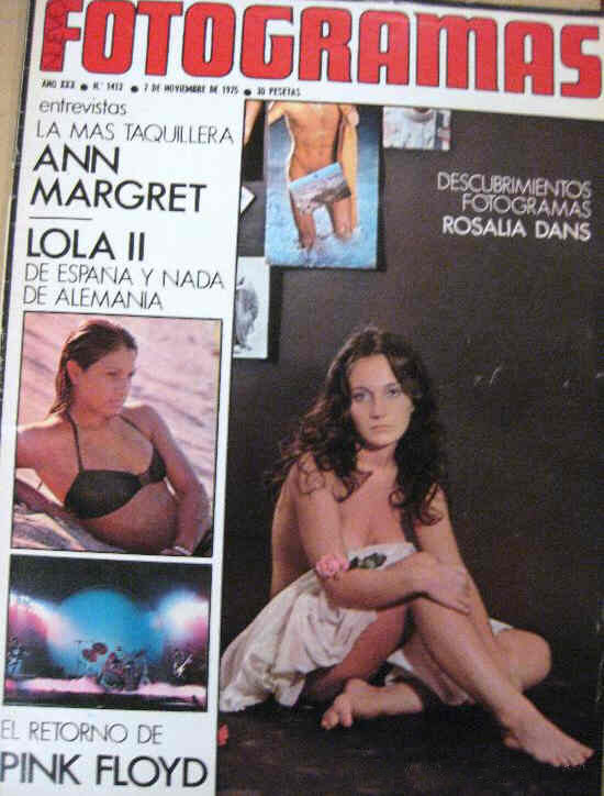 FOTOGRAMAS magazine cover Issue 1412 7 November 1975