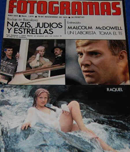 FOTOGRAMAS magazine cover Issue 1415 28 November 1975