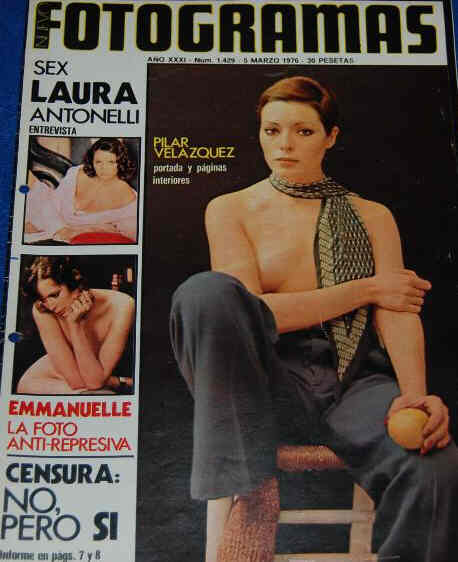 FOTOGRAMAS magazine cover Issue 1429 5 March 1976