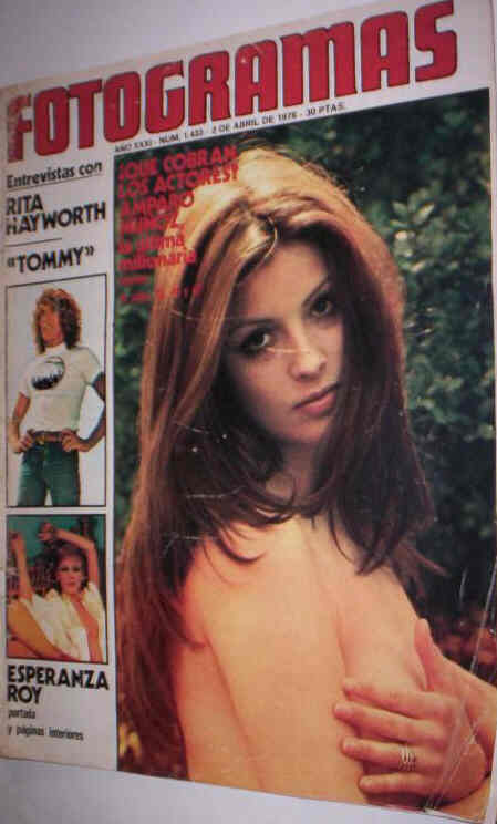 FOTOGRAMAS magazine cover Issue 1433 2 April 1976