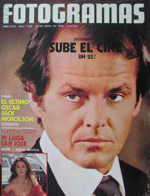 FOTOGRAMAS magazine cover Issue 1435 16 April 1976