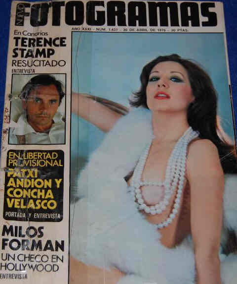 FOTOGRAMAS magazine cover Issue 1437 30 April 1976