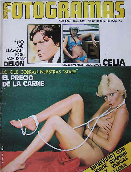FOTOGRAMAS magazine cover Issue 1444 18 June 1976