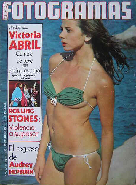 FOTOGRAMAS magazine cover Issue 1445 25 June 1976