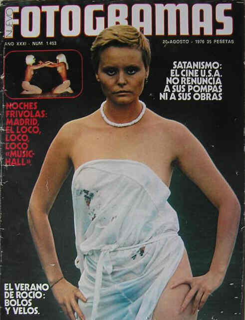FOTOGRAMAS magazine cover Issue 1453 20 August 1976