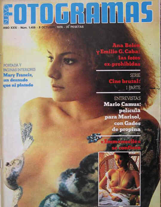 FOTOGRAMAS magazine cover Issue 1460 8 October 1976