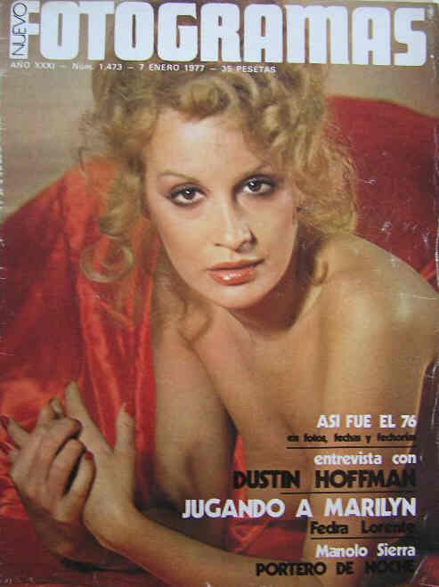 FOTOGRAMAS magazine cover Issue 1473 7 January 1977