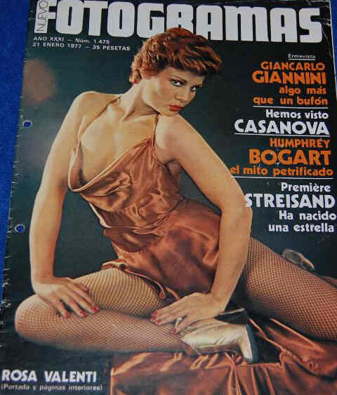 FOTOGRAMAS magazine cover Issue 1475 21 January 1977
