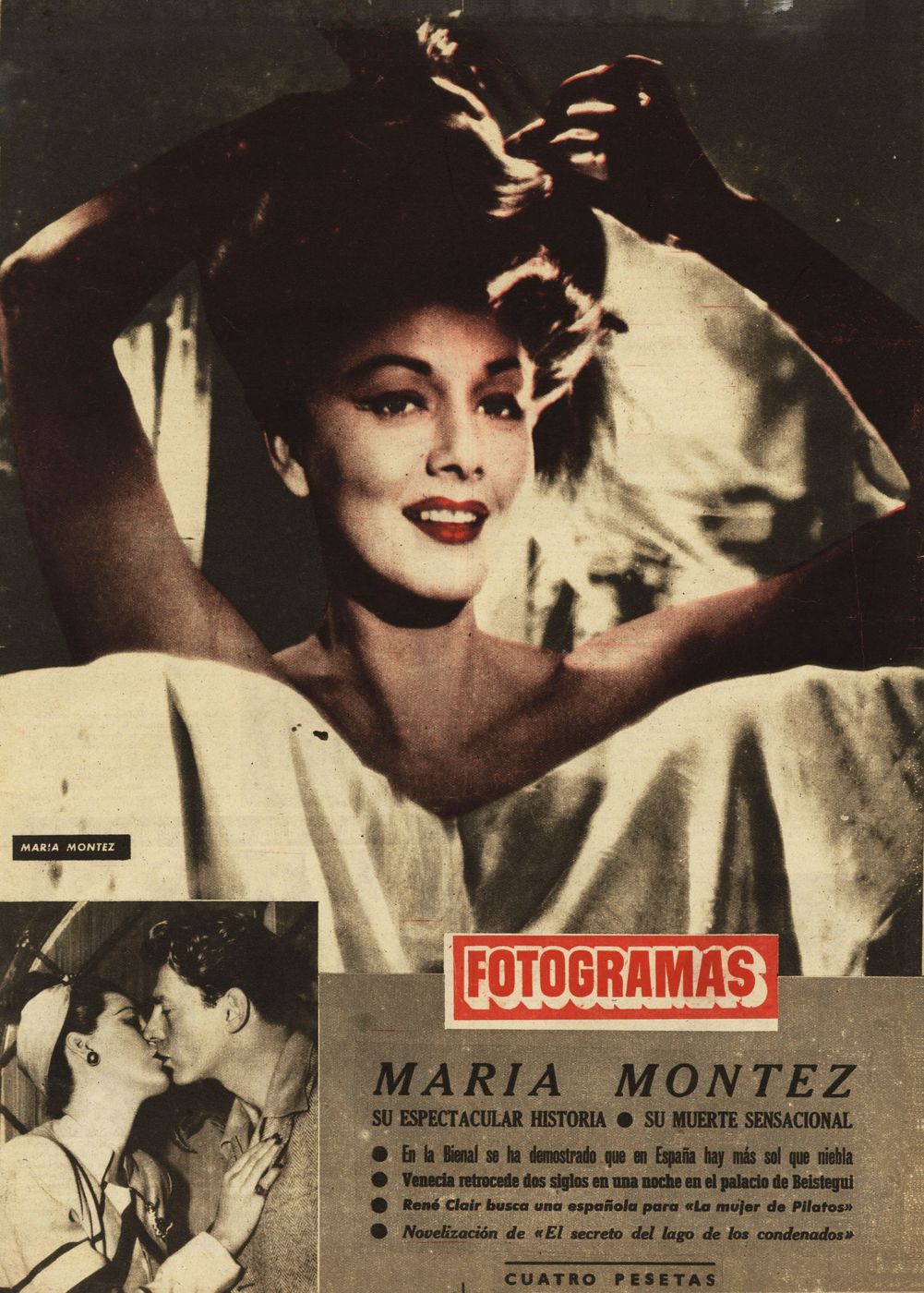 FOTOGRAMAS magazine cover Issue 148 14 September 1951